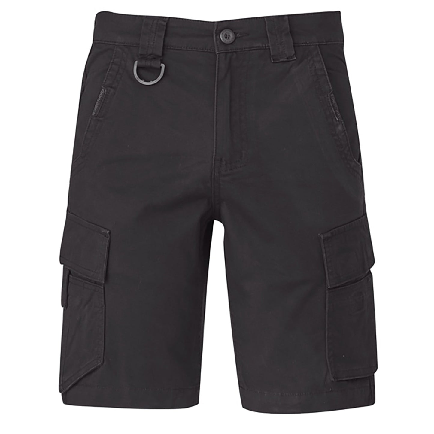 Syzmik Men's Streetworx Curved Cargo Shorts ZS360 in Charcoal