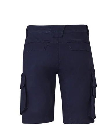 Syzmik Men's Streetworx Curved Cargo Shorts ZS360 in Black