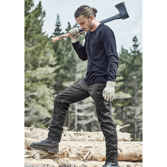 Men’s Streetworx Heritage Pant Slim Fit Cotton Stretch Canvas Work Pants - SunSafe Australia