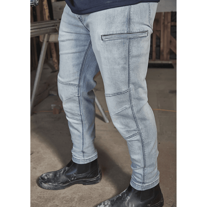 Mens Streetworx Stretch Jean – Slim Fit Work Denim - SunSafe Australia