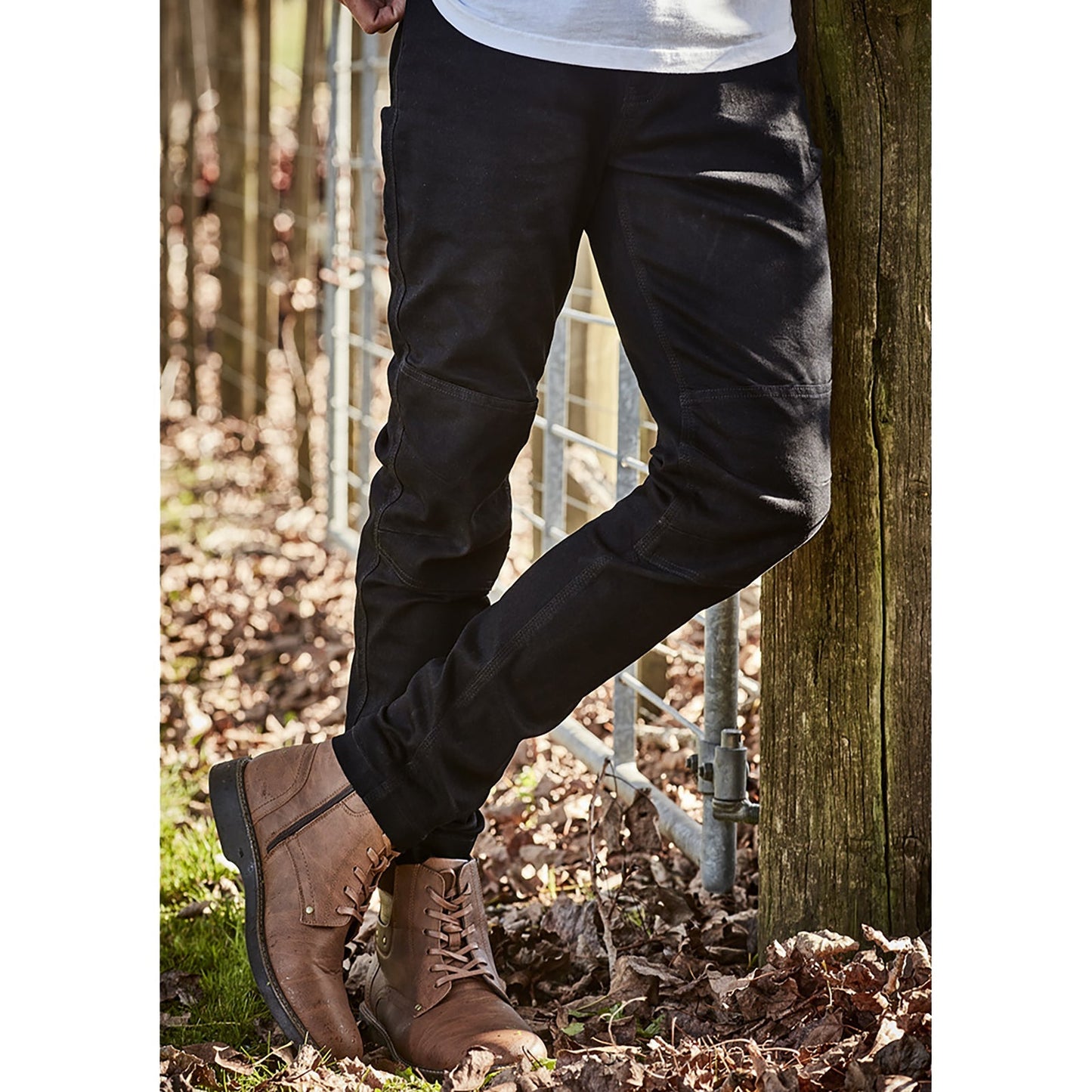 Mens Streetworx Stretch Jean – Slim Fit Work Denim - SunSafe Australia