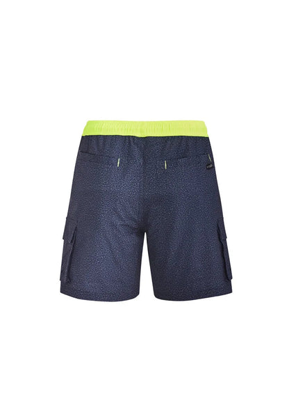 Syzmik Men's Streetworx Stretch Work Board Shorts in Khaki