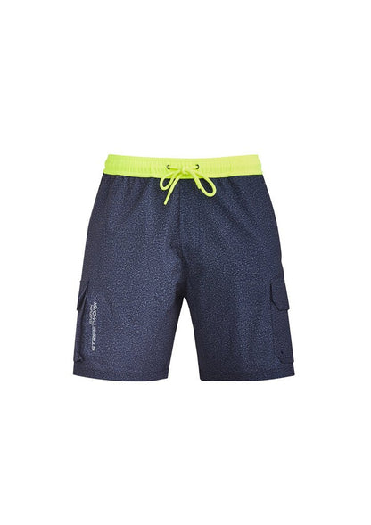 Syzmik Men's Streetworx Stretch Work Board Shorts in Khaki