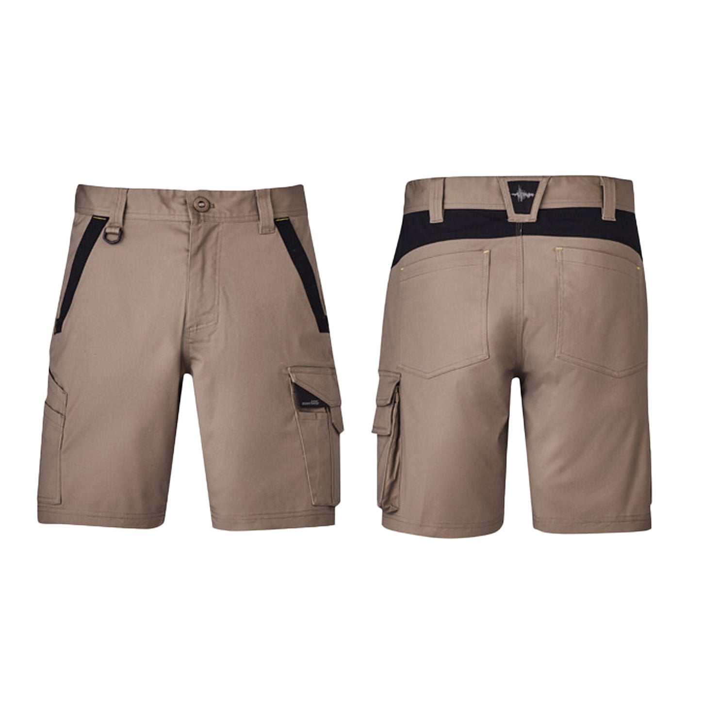 Syzmik Men's Streetworx Tough Shorts ZS550 in Khaki
