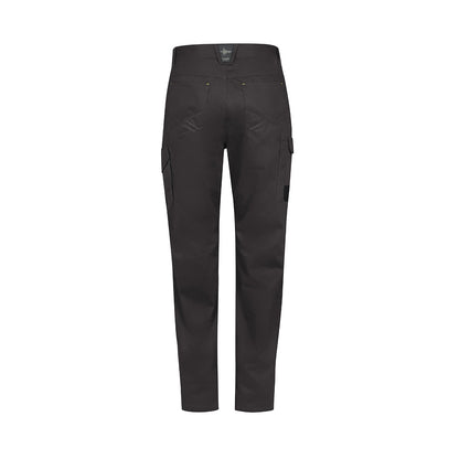 Men's Summer Cargo Pant Regular Fit 100% Cotton 200gsm in Charcoal