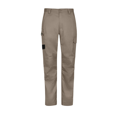 Men's Summer Cargo Pant Regular Fit 100% Cotton 200gsm in Charcoal
