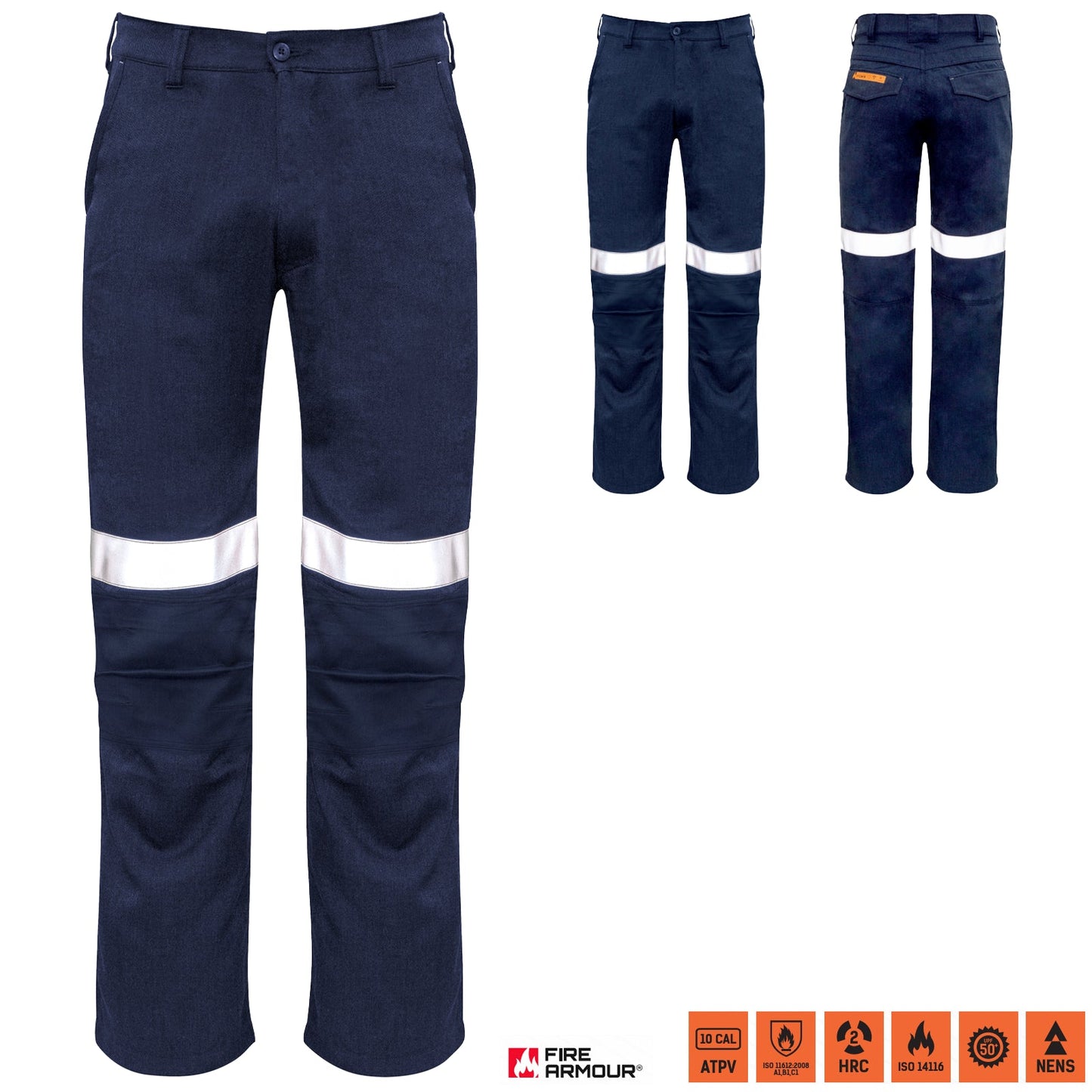 Men's Traditional Style HRC2 Taped Work Pant ZP523 - SunSafe Australia