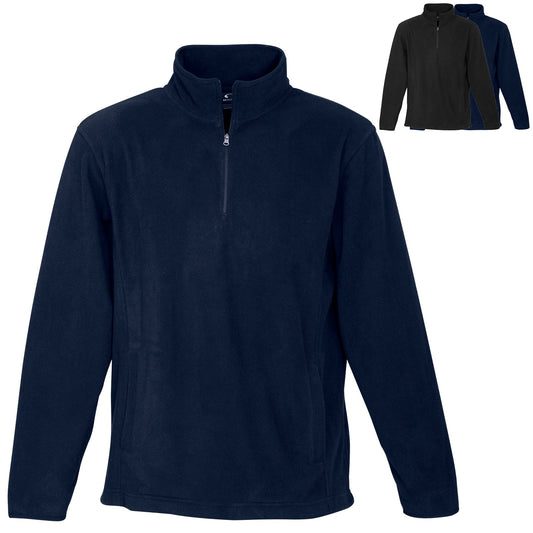Biz Collection Men's Trinity Fleece in Navy Blue