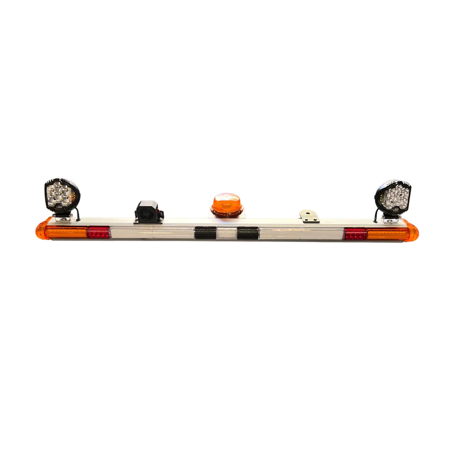 Mine Light Bar with High Efficiency LED Rotating Beacons and Work Lights