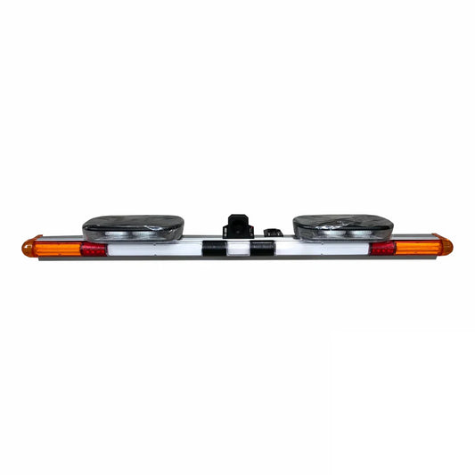 Mine Light Bar with 2 Slimline LED Rotating Beacon