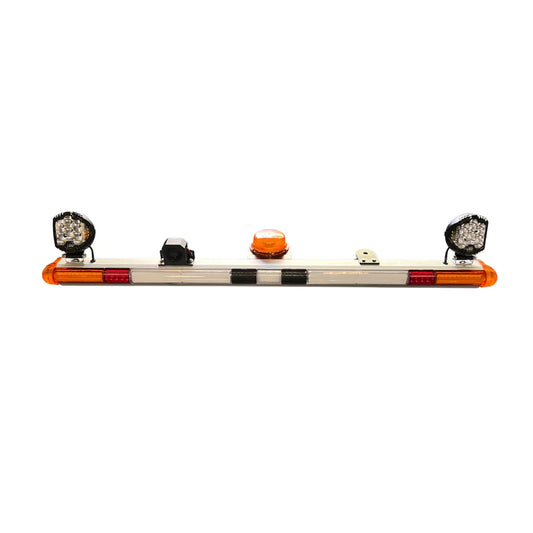 Mine Light Bar with High Efficiency LED Rotating Beacons and Work Lights - SunSafe Australia