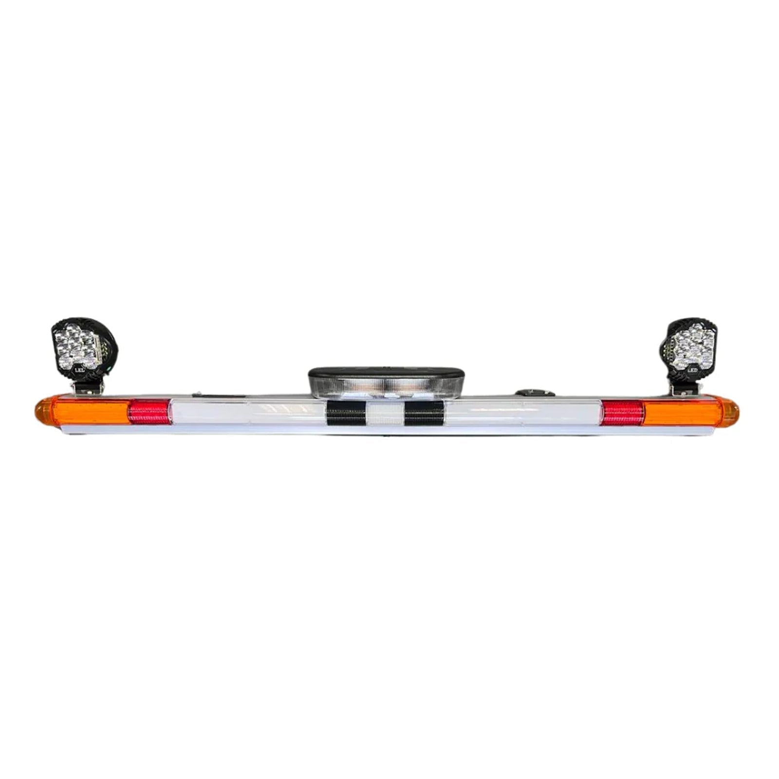 Mine Light Bar with Slimline LED Rotating Beacon with Work Lights - SunSafe Australia