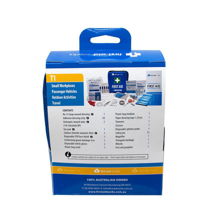 Motorist Small Portable Tier 1 First Aid Kit - SunSafe Australia