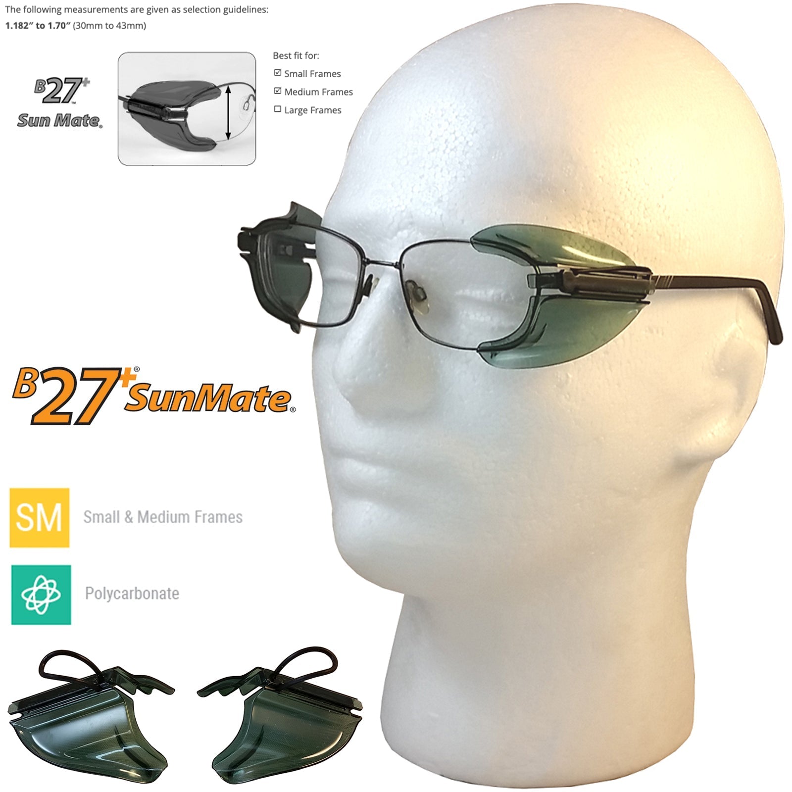 Multi Fit Side Shields for Glasses Australia - SunSafe Australia