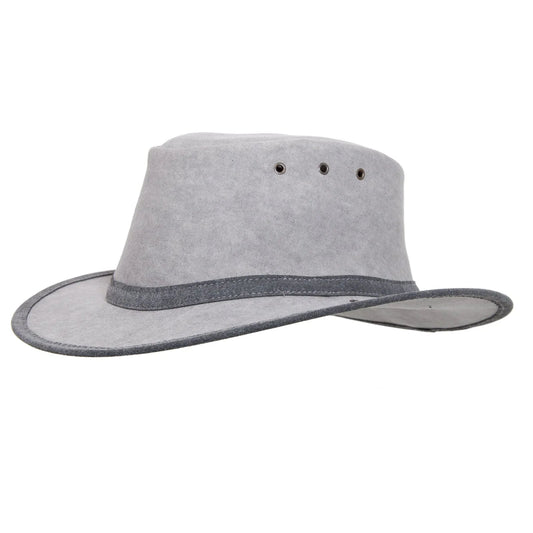 New Castle Hats Isa Hat Medium Brim Slate Grey XL