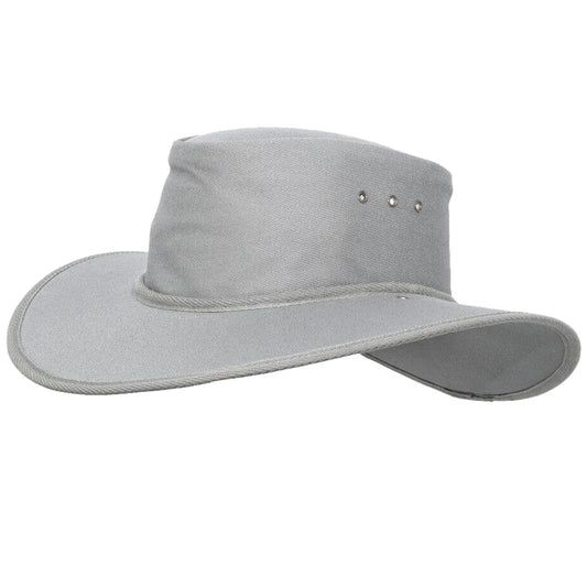 Newcastle Hats Nullarbor Hat Standard UPF 50+ Silver Grey