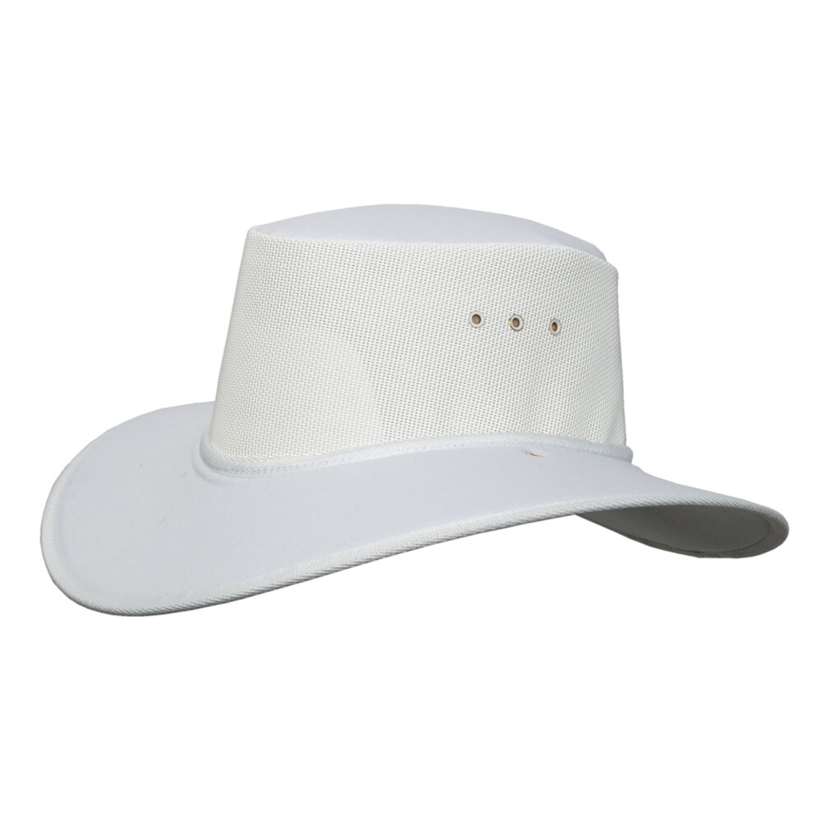 Nullarbor Hat Breeze Mesh Newcastle Hats White - SunSafe Australia