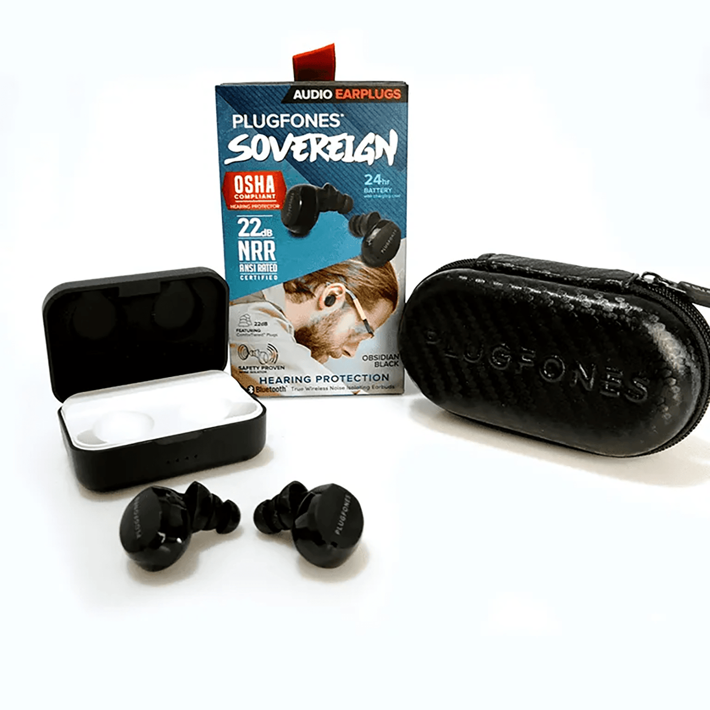 Plugfones® Sovereign™ Wireless Earbuds - SunSafe Australia
