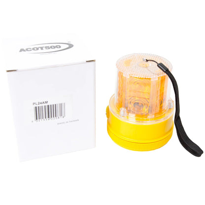 Portable Compact LED Beacon with Magnetic Base ACOT500 - SunSafe Australia