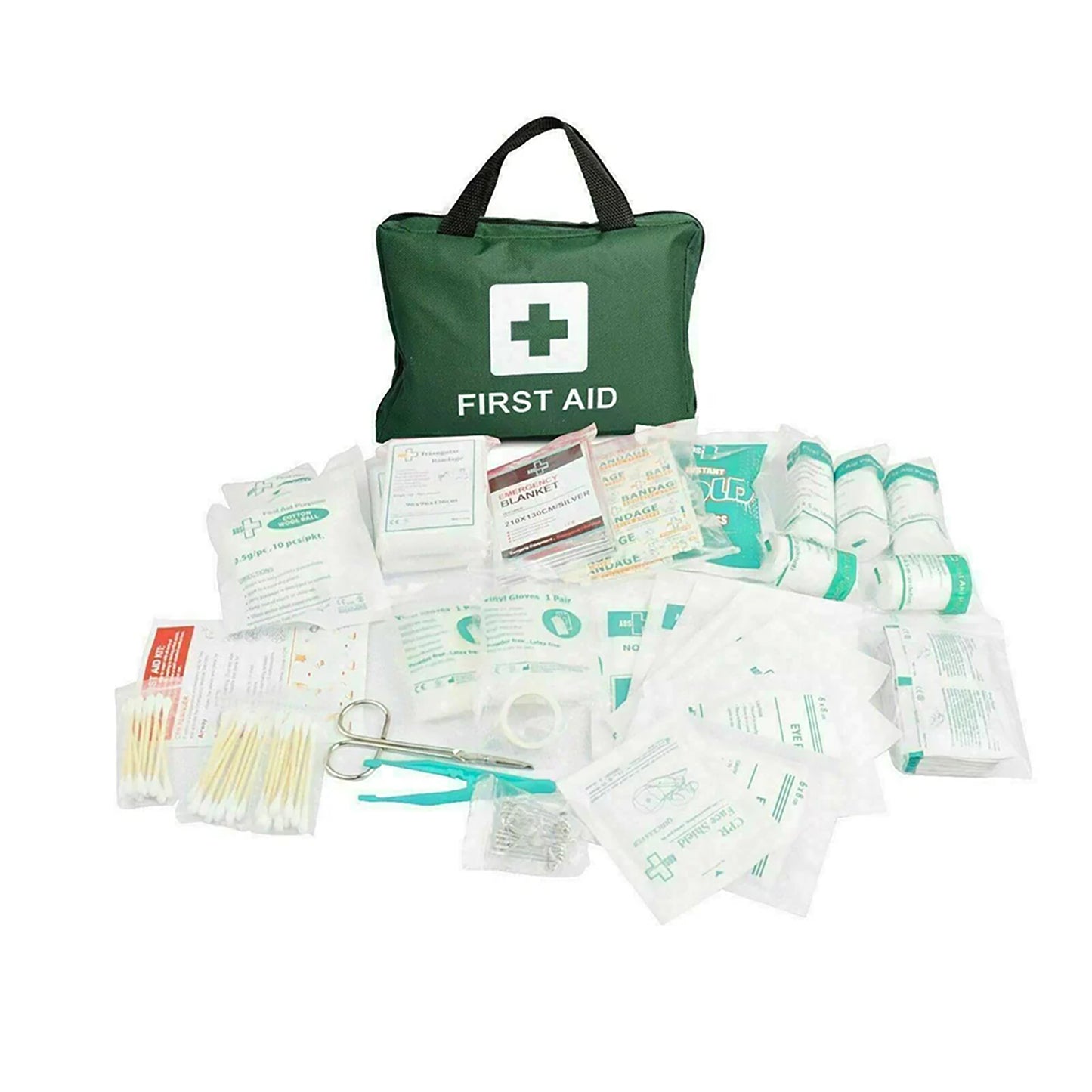 Car and Motor Deluxe First Aid Kit 210 Pieces