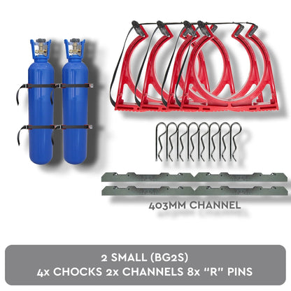 Small Gas Cylinder Restraint Holder BOTTLECHOCK - SunSafe Australia