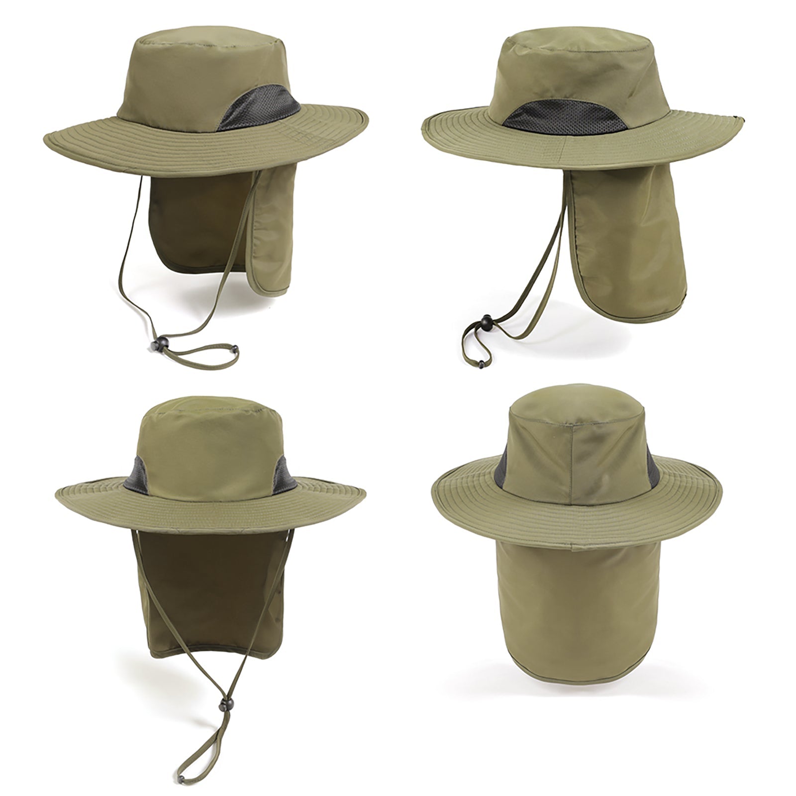 Spinifex Outdoor Sun Hat with Removable Neck Flap - SunSafe Australia