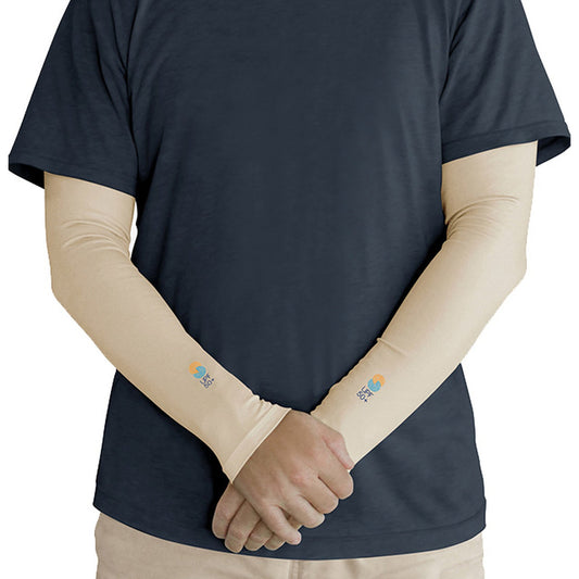 Sun Protection Arm Sleeves - UPF 50+ Sun Safety in Sand