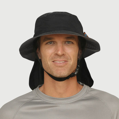 Sun Protection Australia Broad Brim Water Sports Cap UPF 50+ - SunSafe Australia