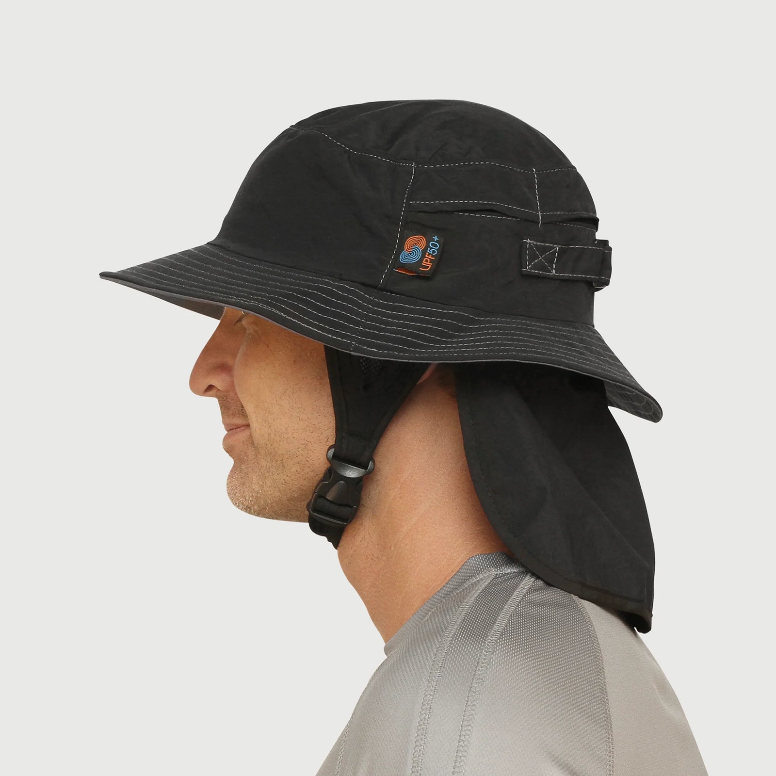 Sun Protection Australia Broad Brim Water Sports Cap UPF 50+ - SunSafe Australia
