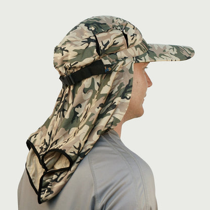 Sun Protection Australia UPF 50+ Adapt - A - Cap Camouflage - SunSafe Australia