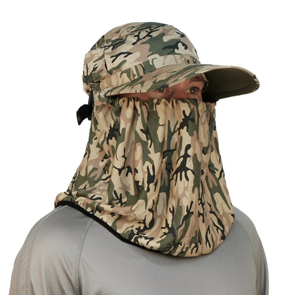 Sun Protection Australia UPF 50+ Adapt - A - Cap Camouflage - SunSafe Australia