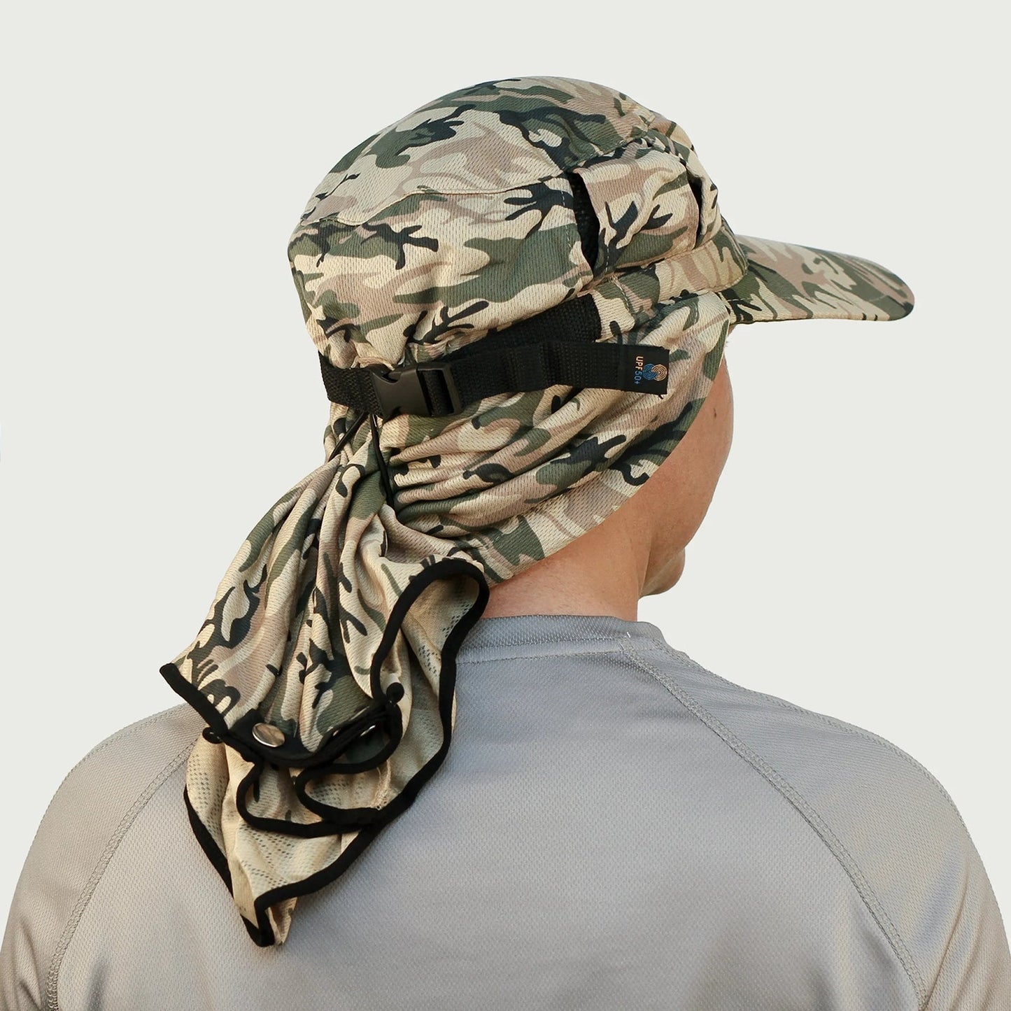 Sun Protection Australia UPF 50+ Adapt - A - Cap Camouflage - SunSafe Australia