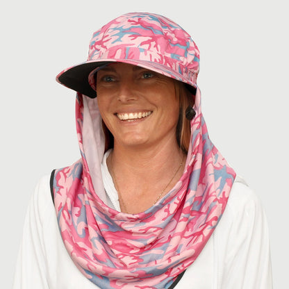 Sun Protection Australia UPF 50+ Adapt - A - Cap Camouflage - SunSafe Australia