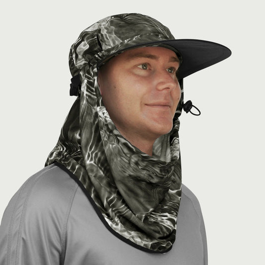 Sun Protection Australia UPF 50+ Adapt - A - Cap Water Ripple - SunSafe Australia