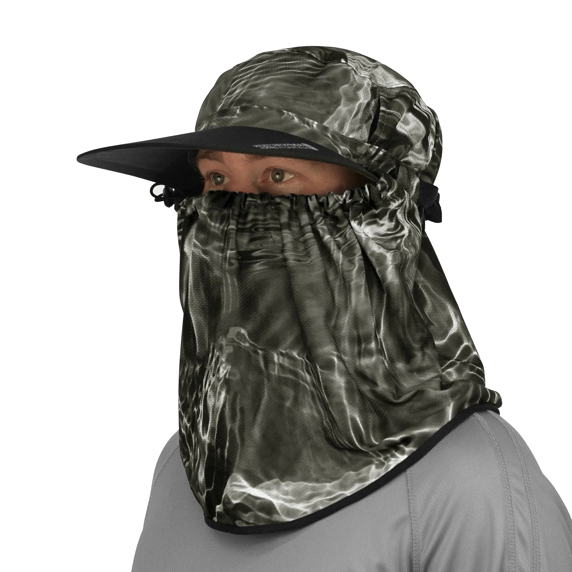 Sun Protection Australia UPF 50+ Adapt - A - Cap Water Ripple - SunSafe Australia