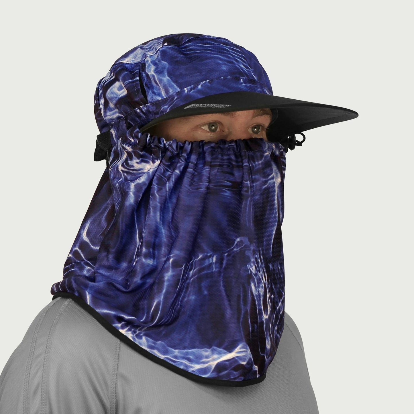Sun Protection Australia UPF 50+ Adapt - A - Cap Water Ripple - SunSafe Australia