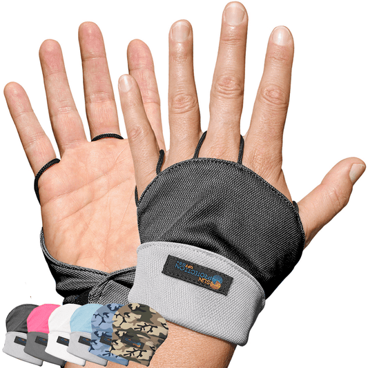 Sun Protection Australia UPF 50+ Reversible Palmless Gloves - SunSafe Australia