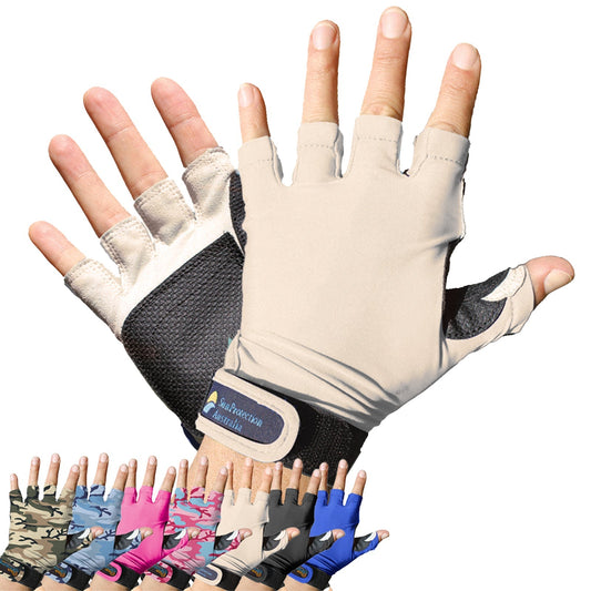 Sun Protection Australia UPF 50+ Sports Gloves - SunSafe Australia