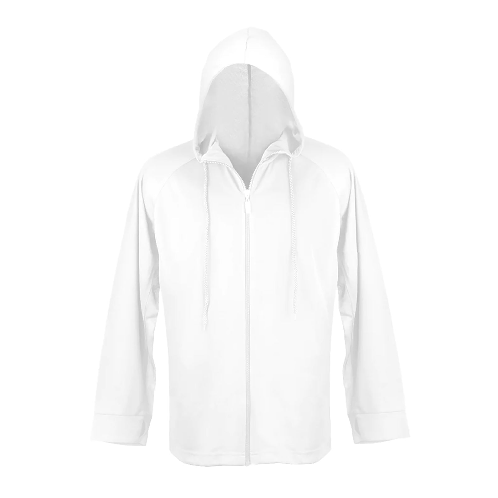 UPF 50+ Unisex Full Zip Hoodie in Mottled Marine
