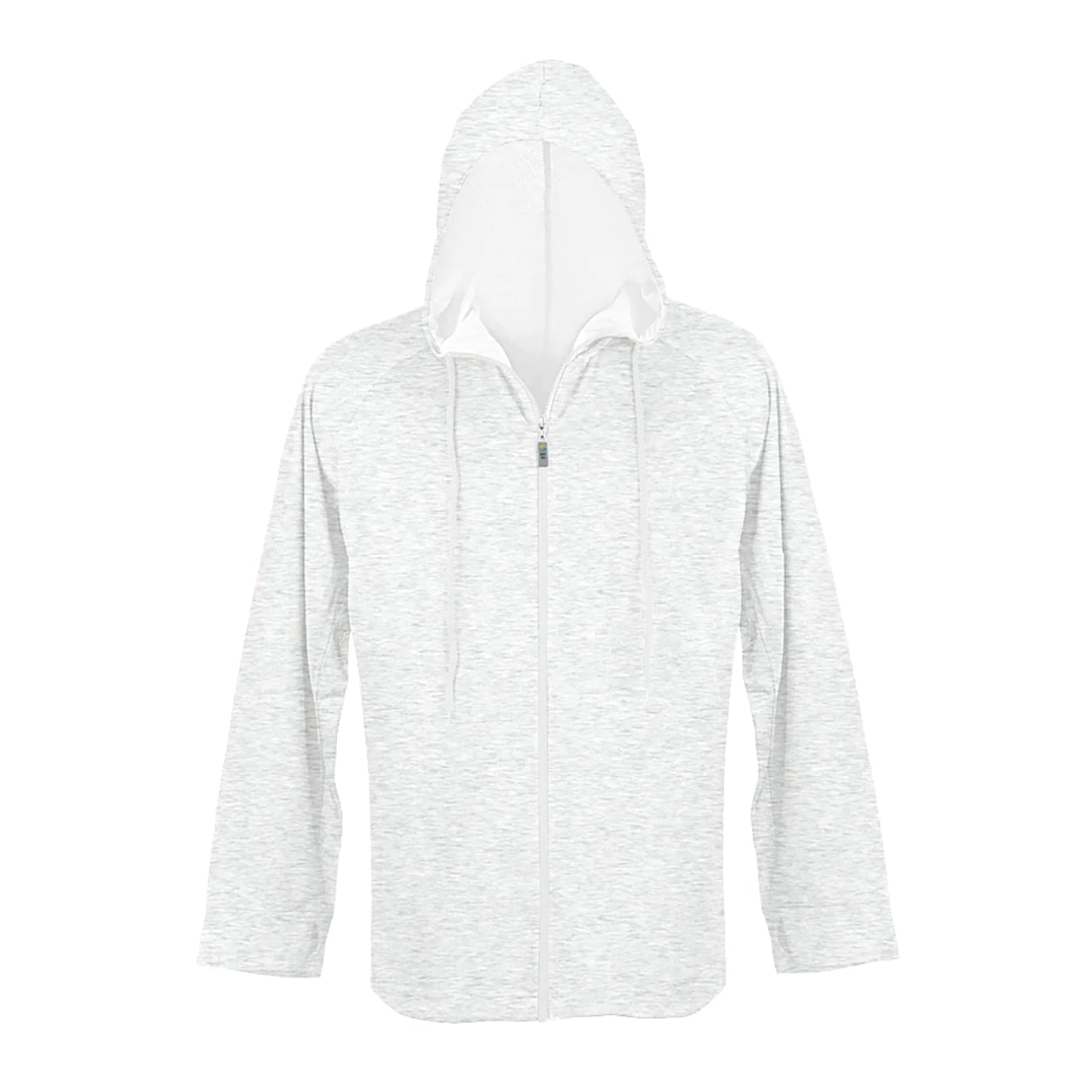 UPF 50+ Unisex Full Zip Hoodie in Mottled Marine