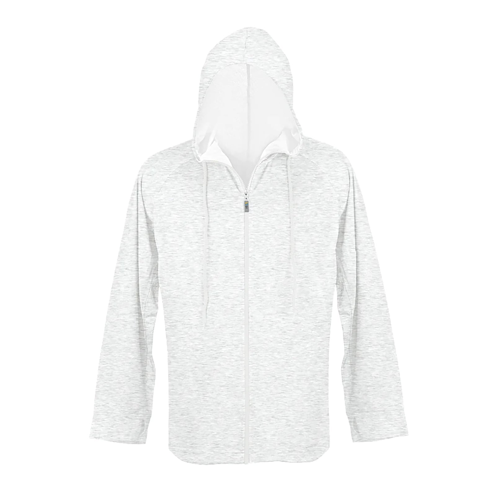 UPF 50+ Unisex Full Zip Hoodie in Mottled Marine