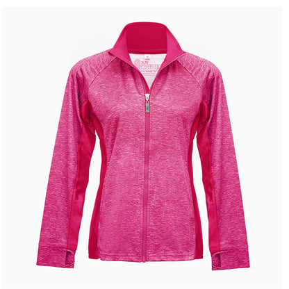 Sun Protection Australia UPF 50+ Womens Full Zip Jacket - SunSafe Australia