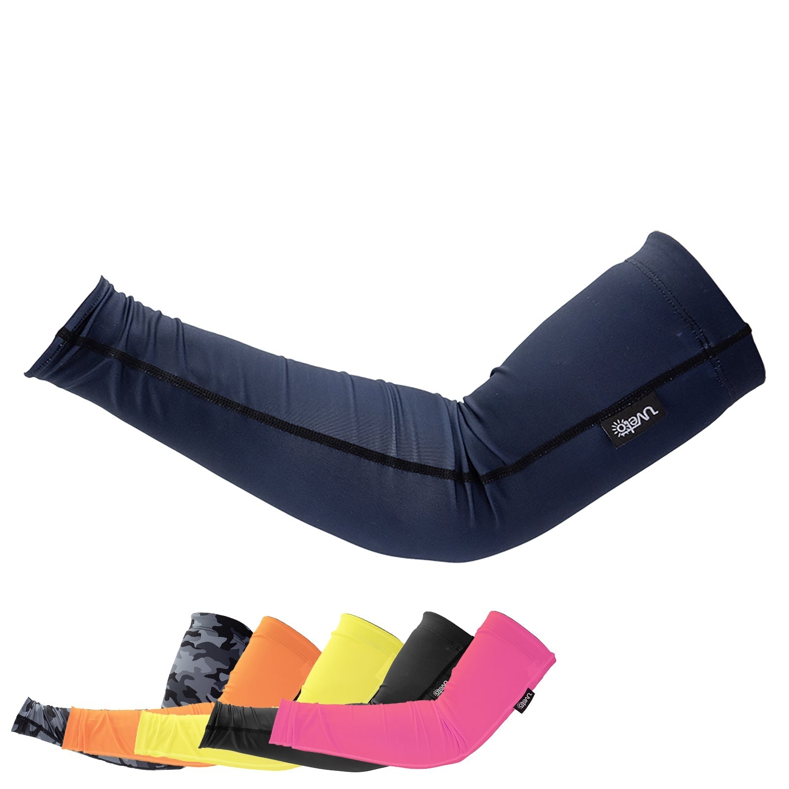 UVeto Sun Sleeves UPF 50+ in Black