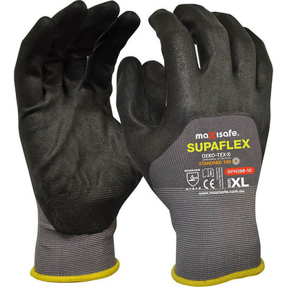 Supaflex GFN288 Glove with 3/4 Micro Foam Coating – EN388 Certified - SunSafe Australia