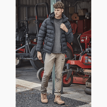 Syzmik Unisex Streetworx Hooded Puffer Jacket - SunSafe Australia