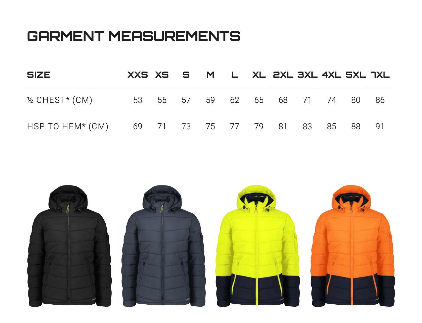 Syzmik Unisex Streetworx Hooded Puffer Jacket - SunSafe Australia