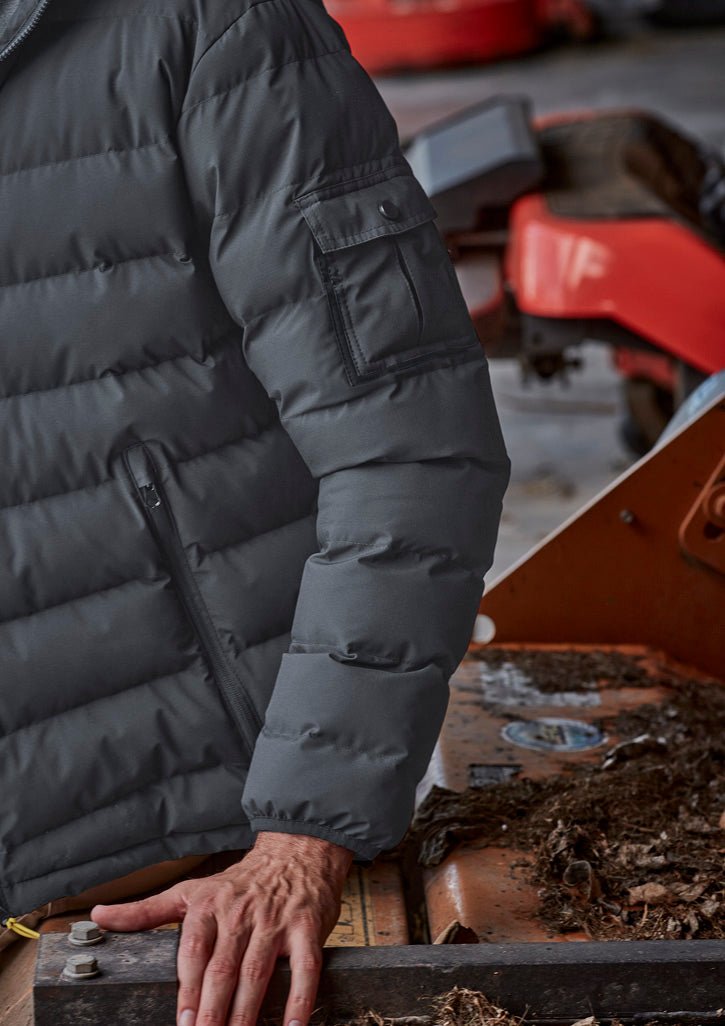 Syzmik Unisex Streetworx Hooded Puffer Jacket - SunSafe Australia
