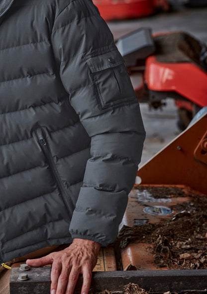 Syzmik Unisex Streetworx Hooded Puffer Jacket - SunSafe Australia