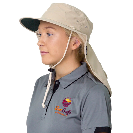 Tammin Hat With Neck Flap UVeto Australia Sun Hat
