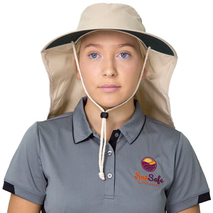 Tammin Hat with Flap UVeto Australia - SunSafe Australia
